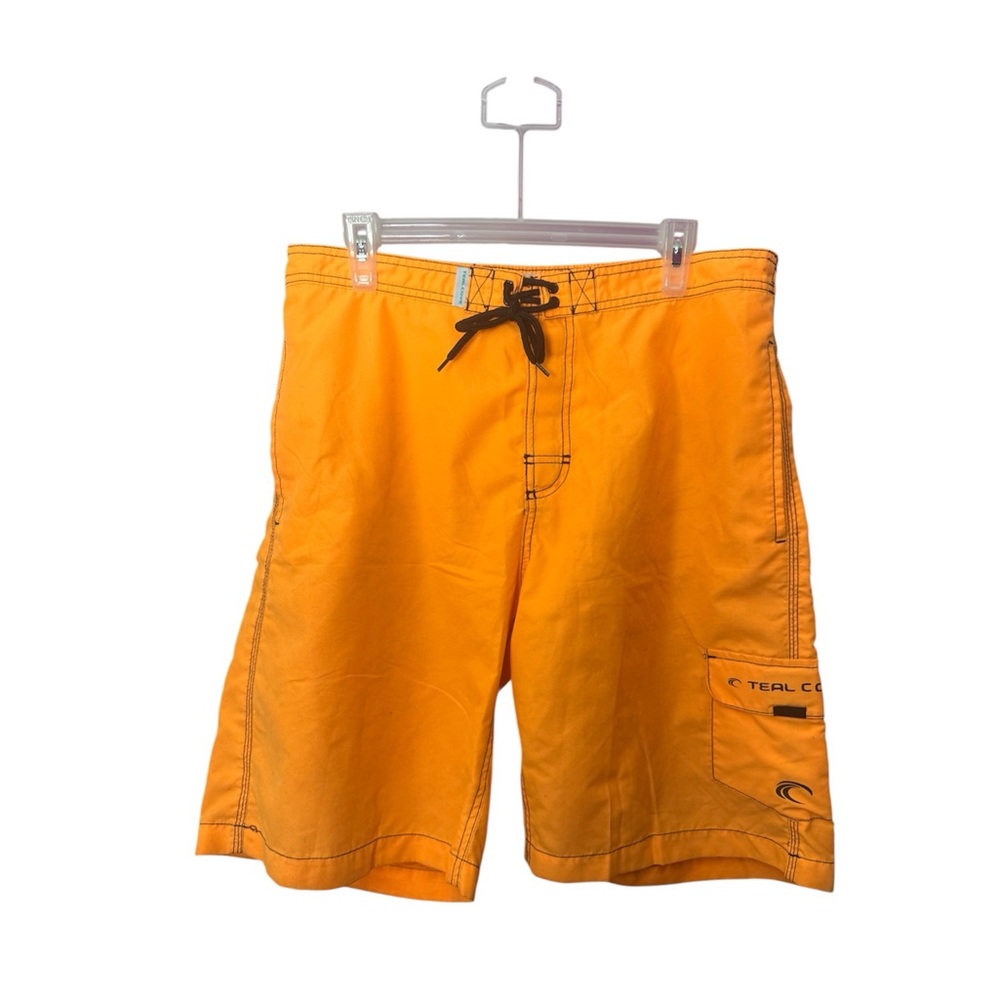 Men's Orange Swim Shorts